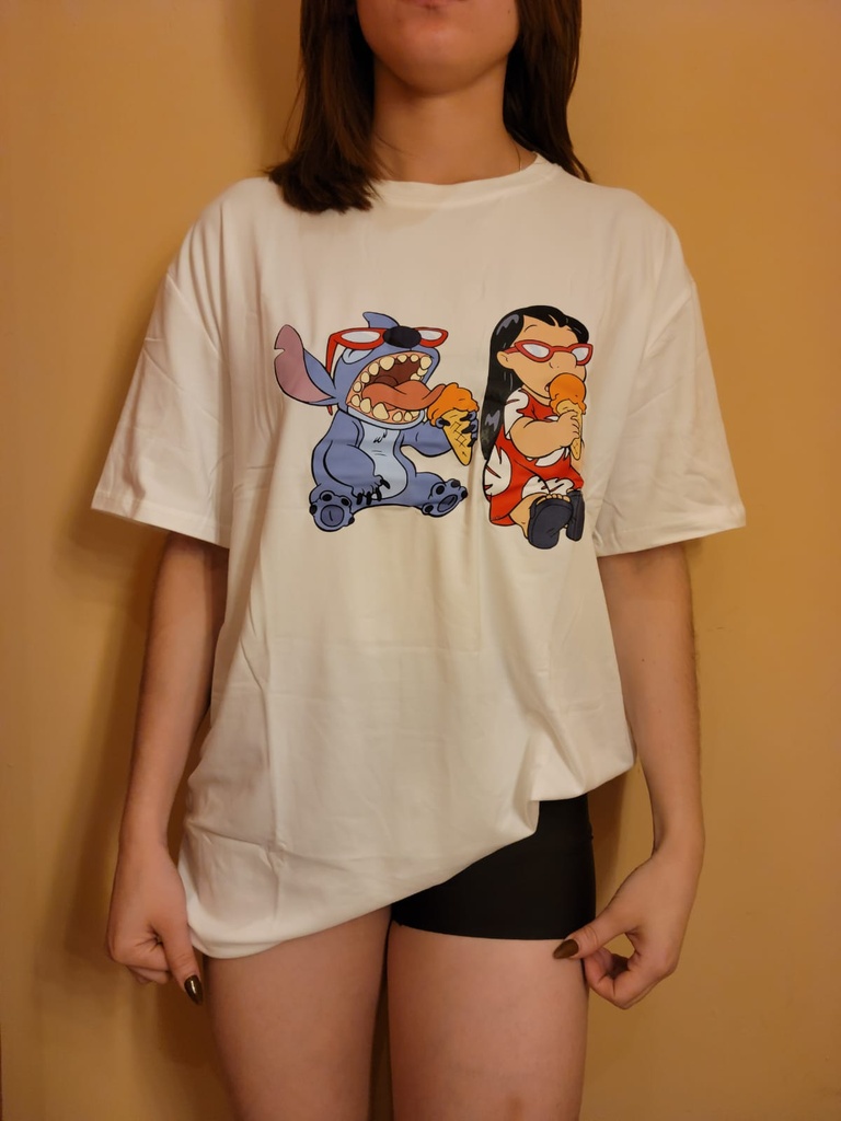 Camisa pijama con estampado de dibujos animados