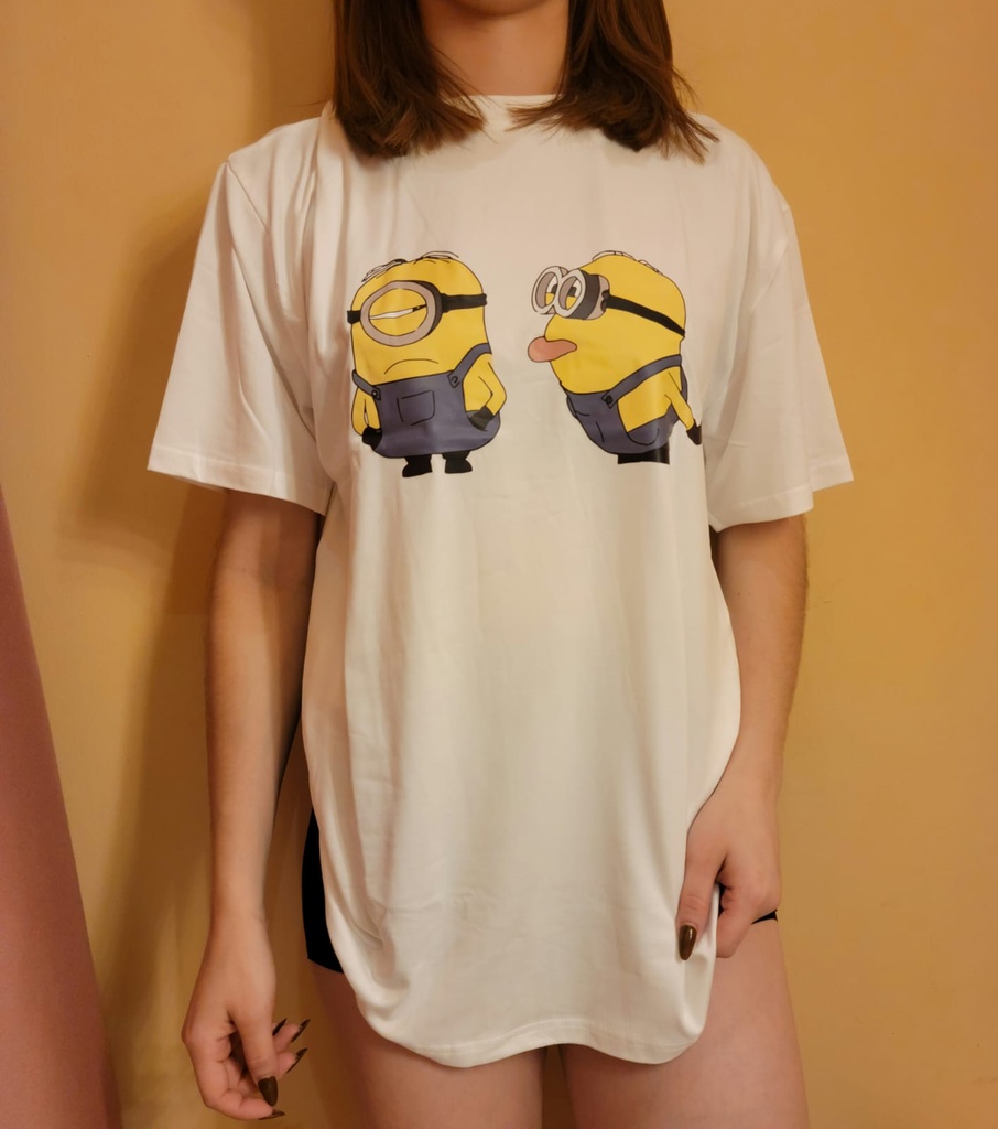 Camisa pijama con estampado de dibujos animados