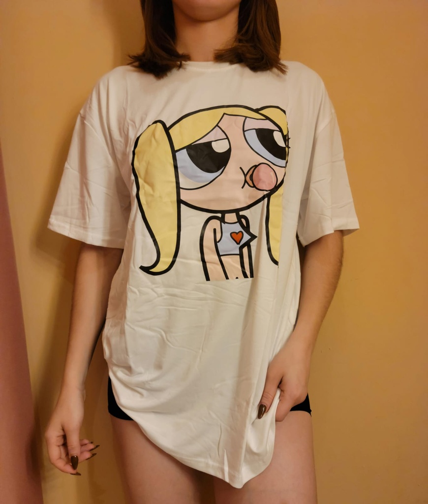 Camisa pijama con estampado de dibujos animados