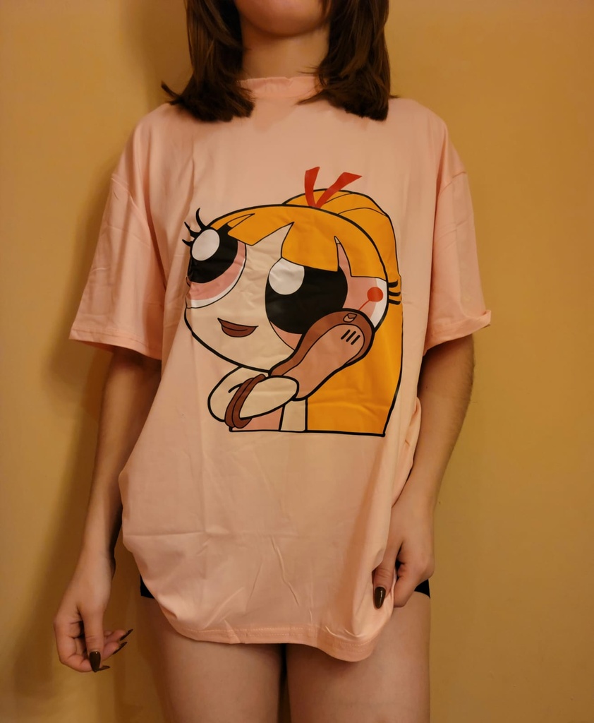 Camisa pijama con estampado de dibujos animados