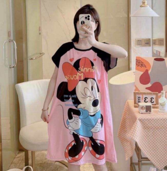 Camison pijama con estampado de dibujos animados