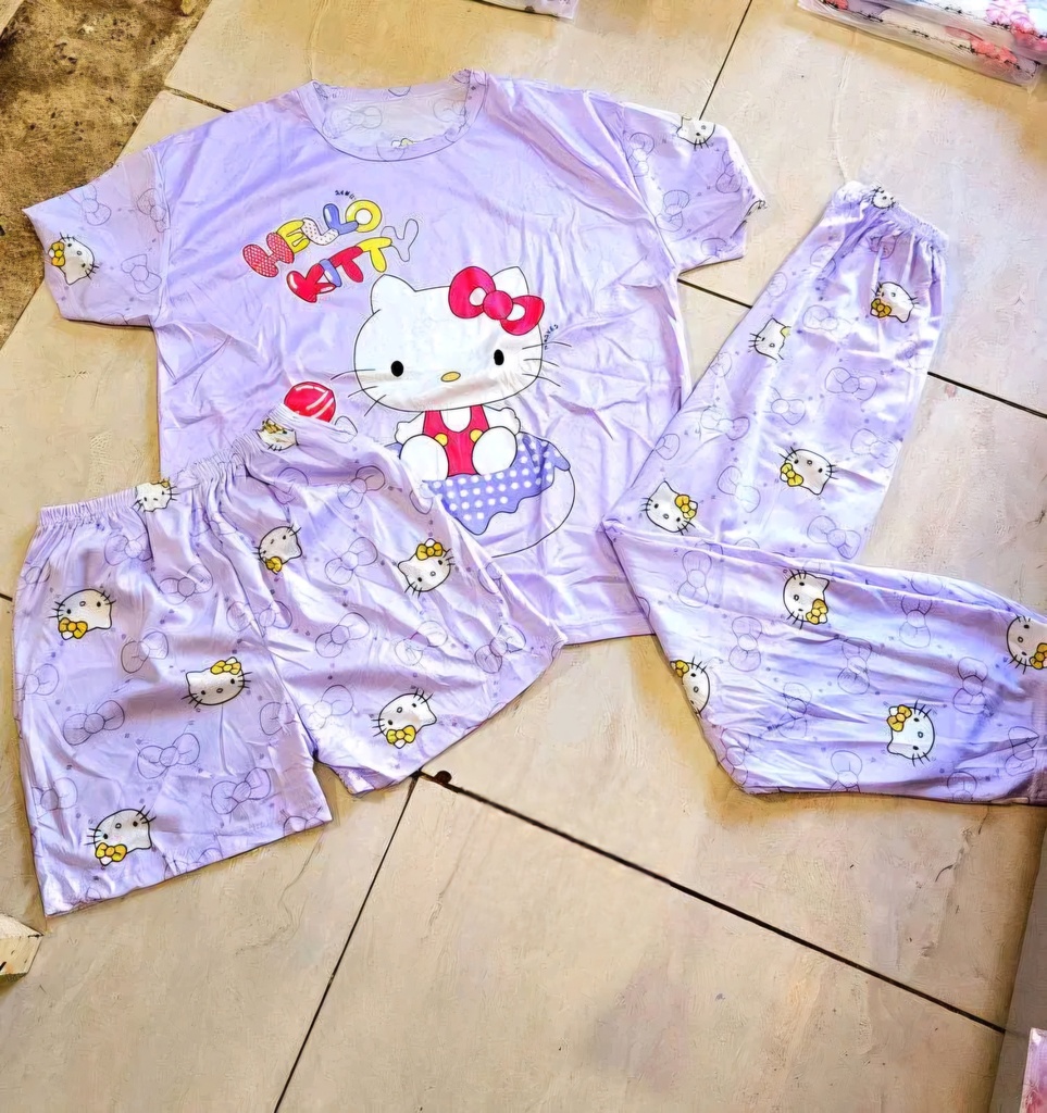 Set pijama con estampado de dibujos animados