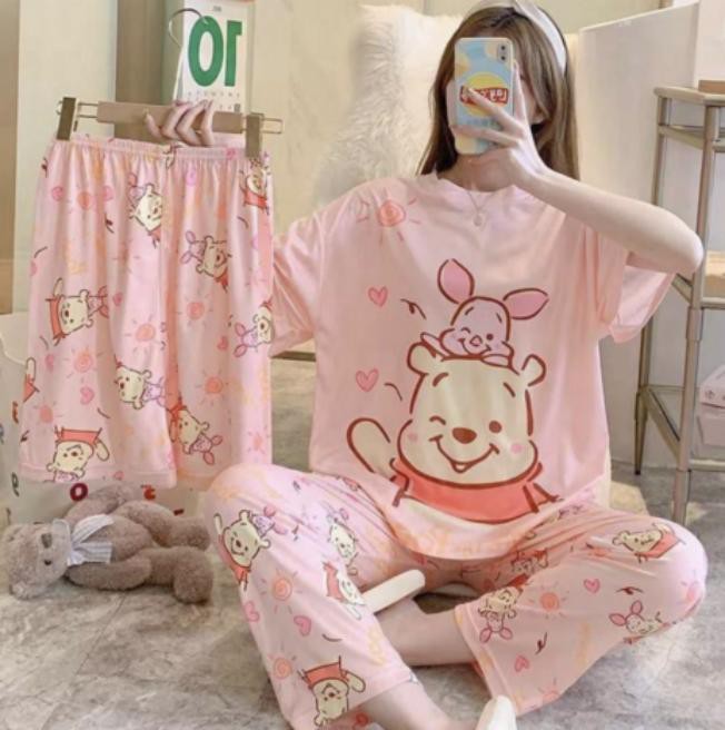 Set pijama con estampado de dibujos animados