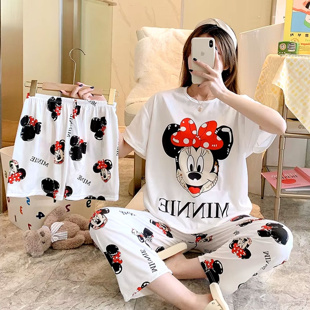 Set pijama con estampado de dibujos animados