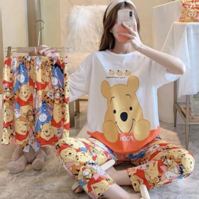 Set pijama con estampado de dibujos animados