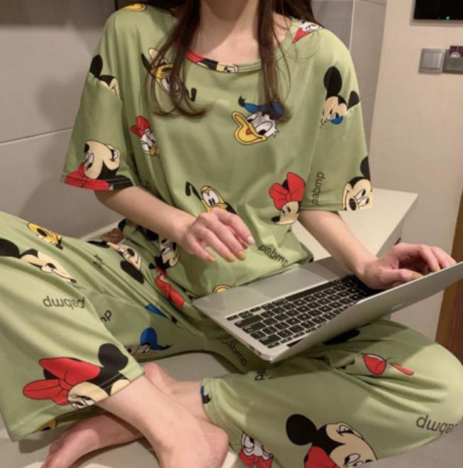 Pantalon pijama con estampado de dibujos animados