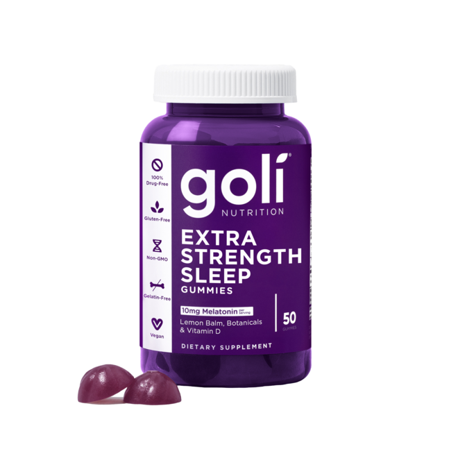 Goli Nutrition Extra Strength Dreamy Vegan Sleep Vitamin Gummies - 50ct