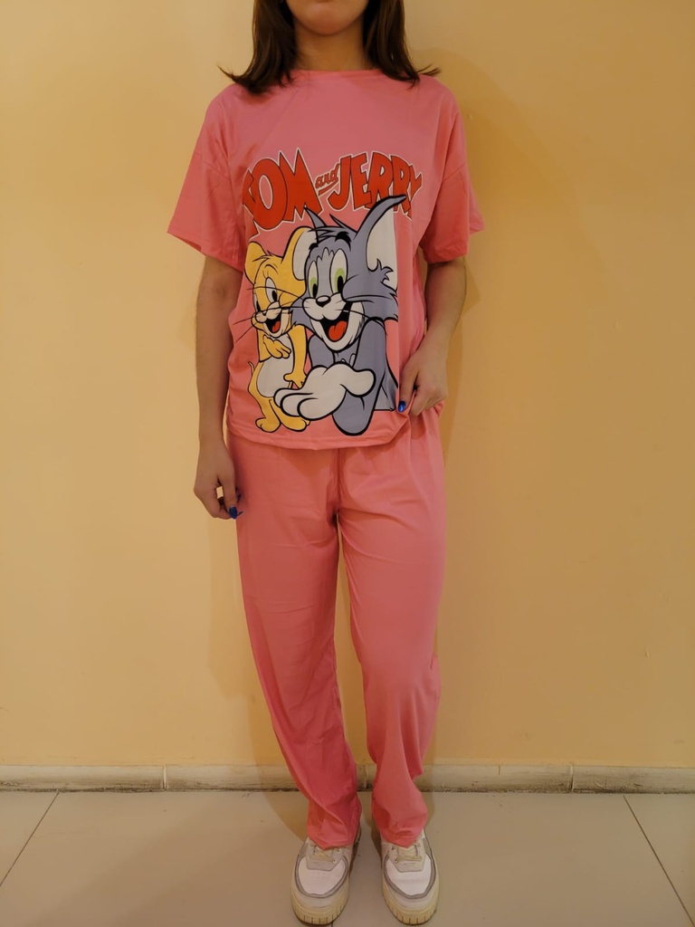 Pijama de pantalon dibujos animados