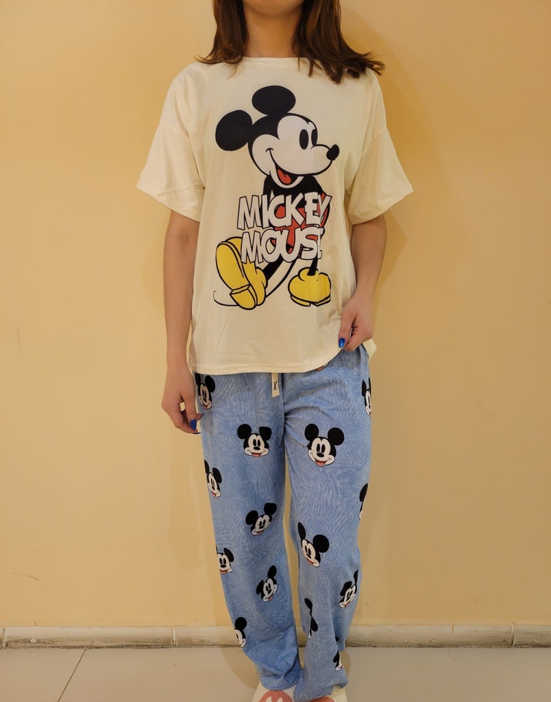 Pijama de pantalon dibujos animados