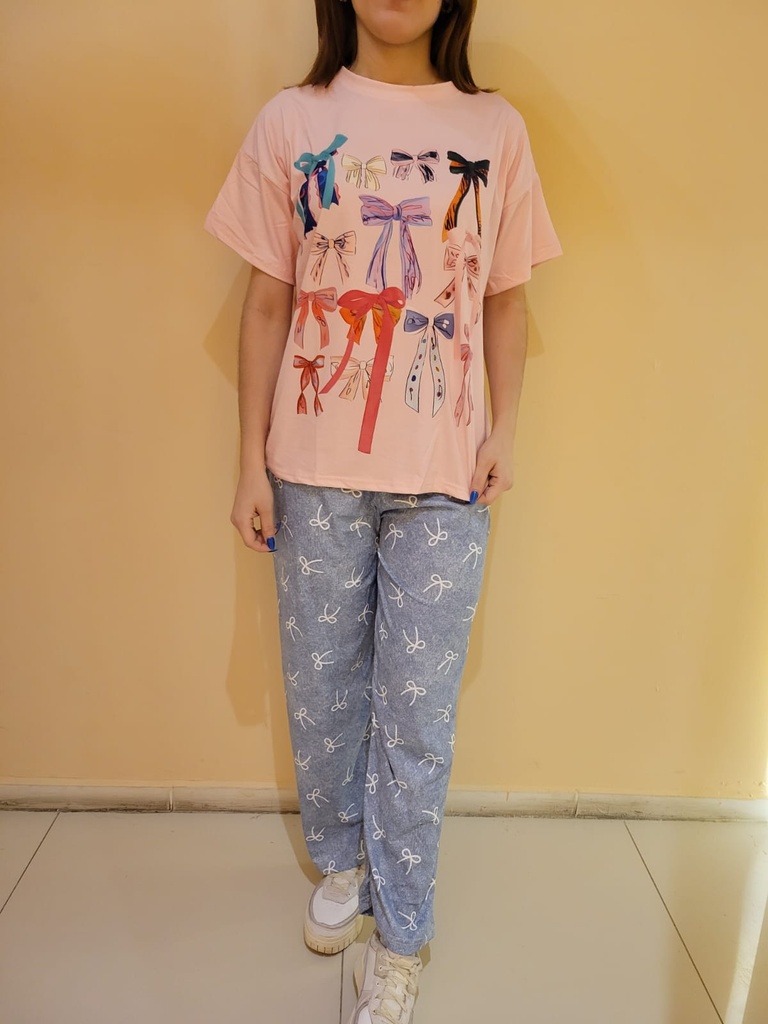 Pijama de pantalon dibujos animados