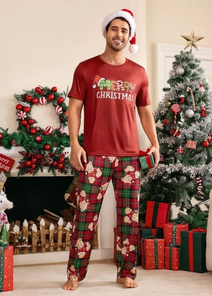 Pijama pantalon navideña Xmas