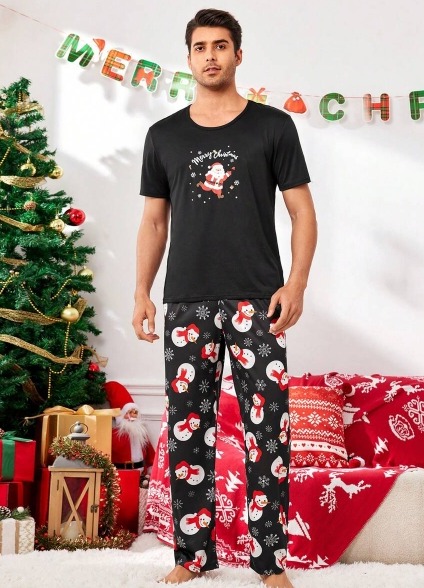 Pijama pantalon navideña Xmas