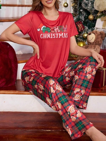 Pijama pantalon navideña Xmas