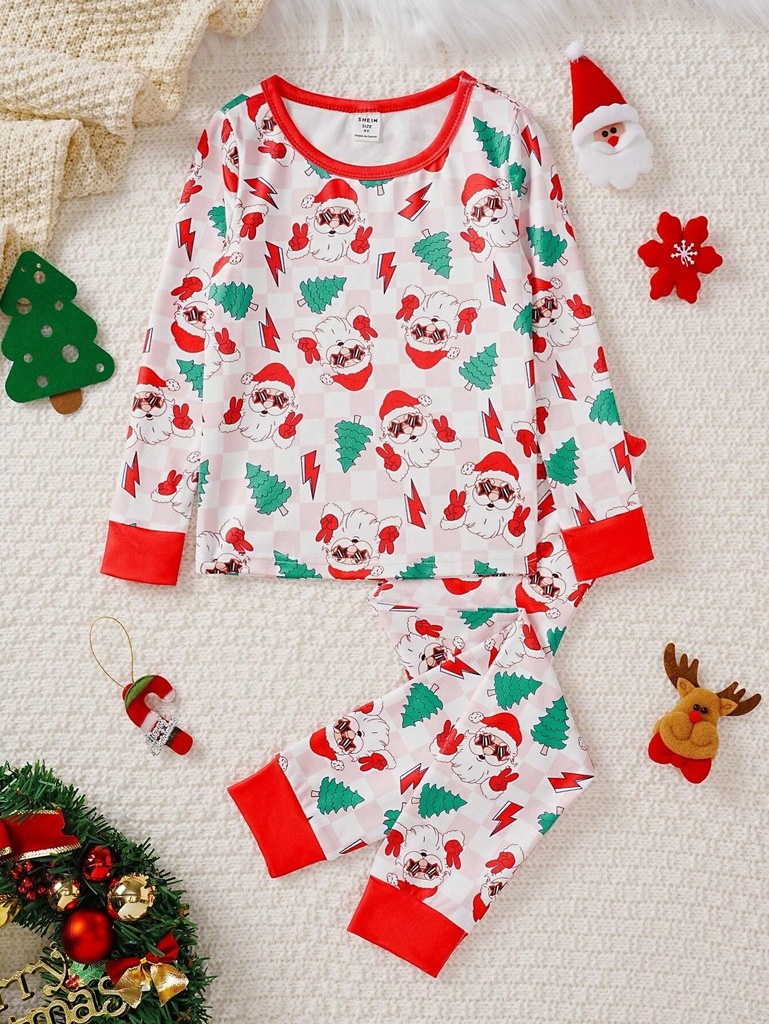 Pijama pantalon Kids navideña Xmas