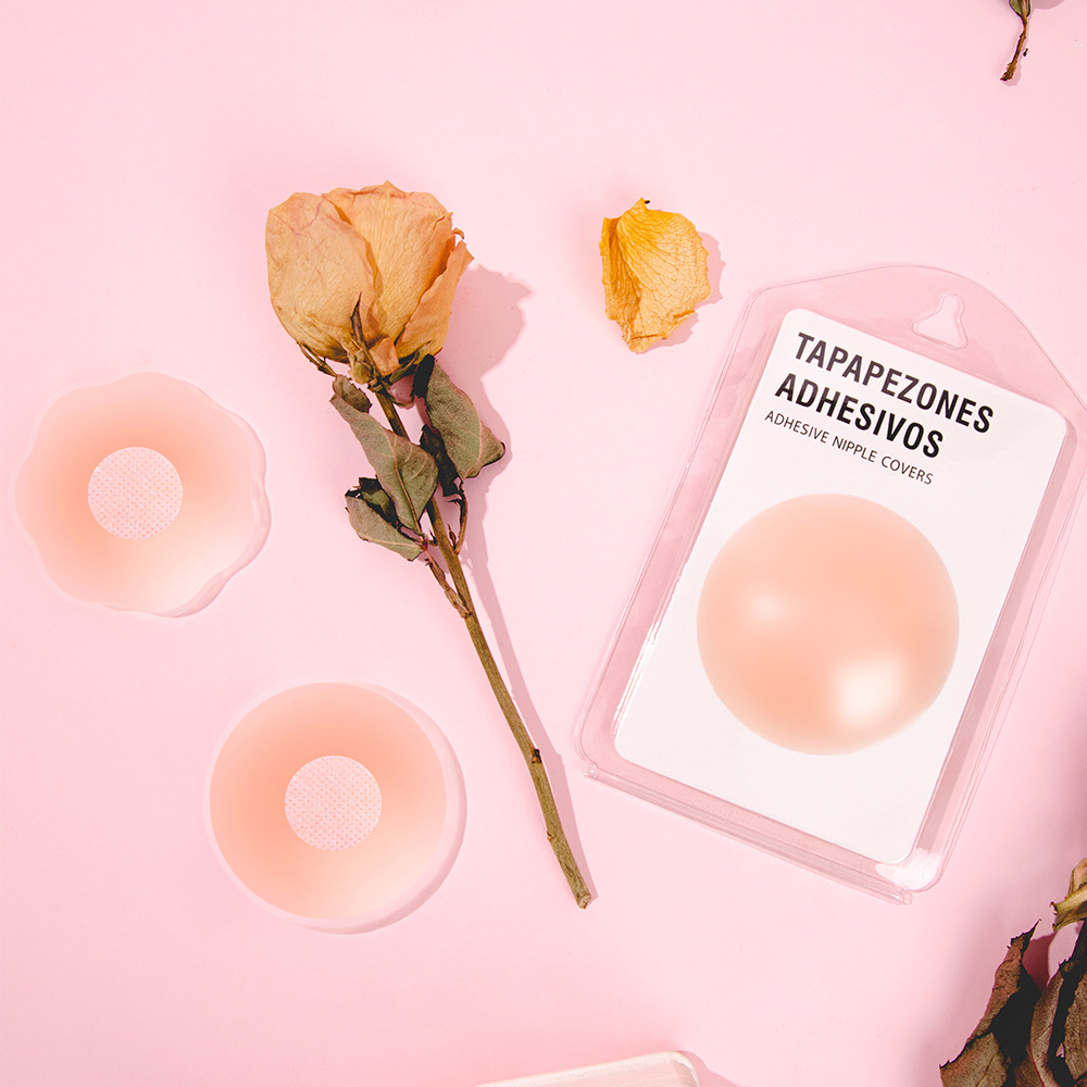 Cubre pezones en forma de flor