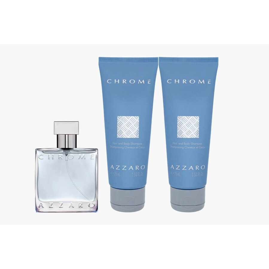 CHROME AZZARO SET 3p 3.4oz M EDT