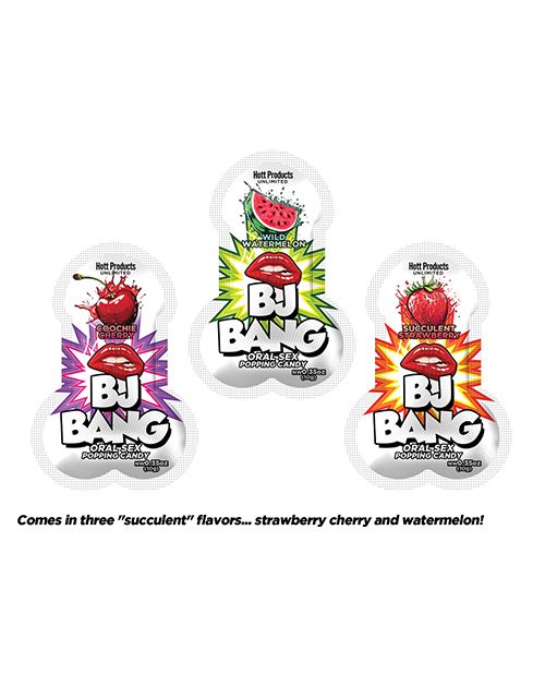 BJ Bang Oral Sex Popping Candy Display