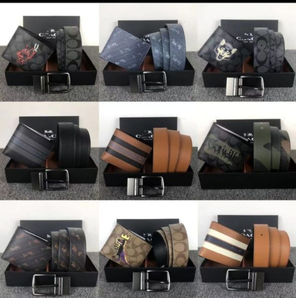 Set Faja/Billitera Coach