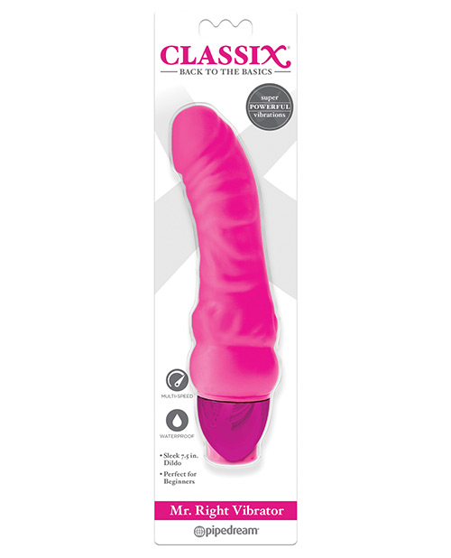 Classix Mr Right Vibrator-Pink