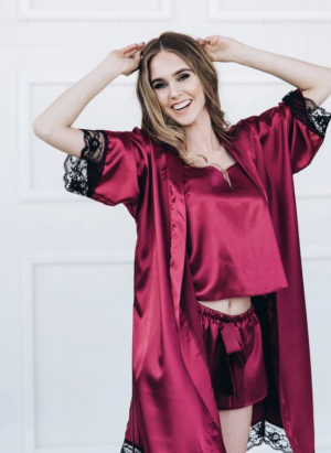 Pijama de satin Sensuel