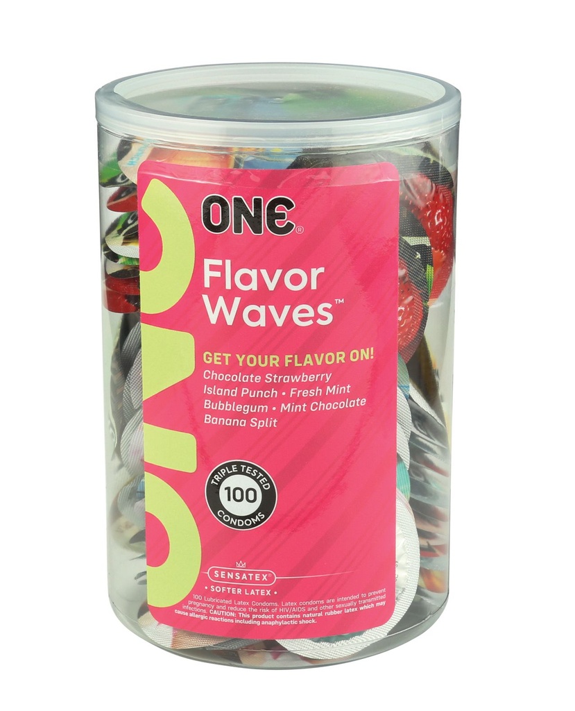 One Condoms Flavor Waves