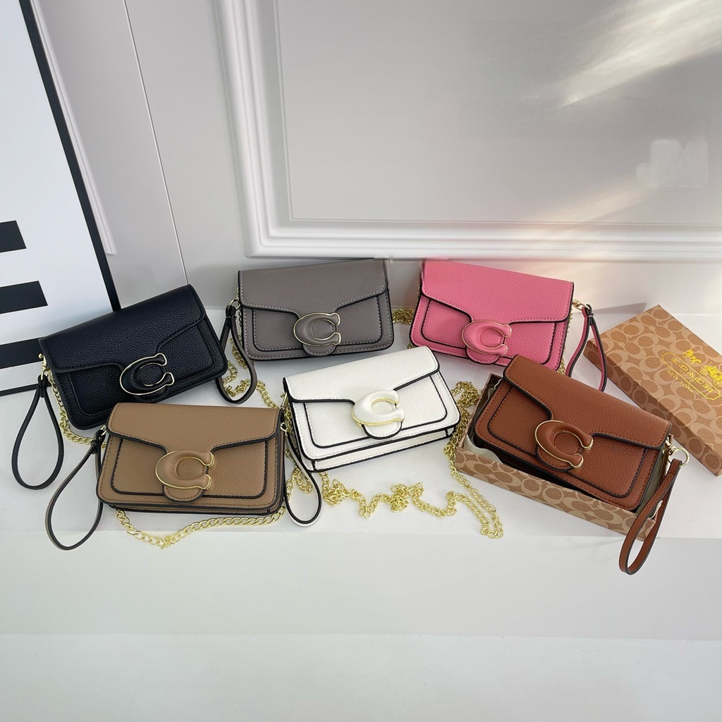 Cartera Coach Letra Cuero #33338