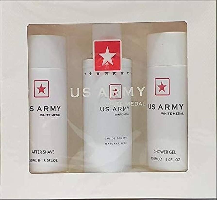 US ARMY WHITE SET 3p 3.4oz M EDT