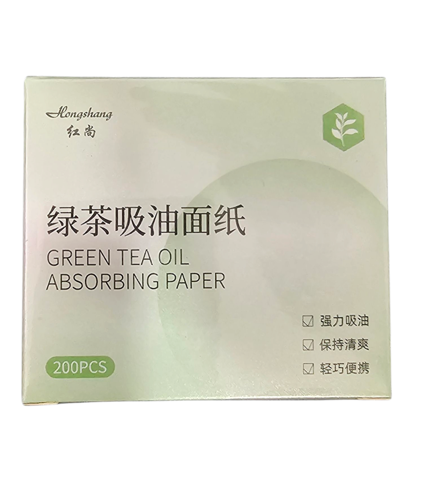 PAPEL ABSORBENTE DE ACEITE DE TÉ VERDE
