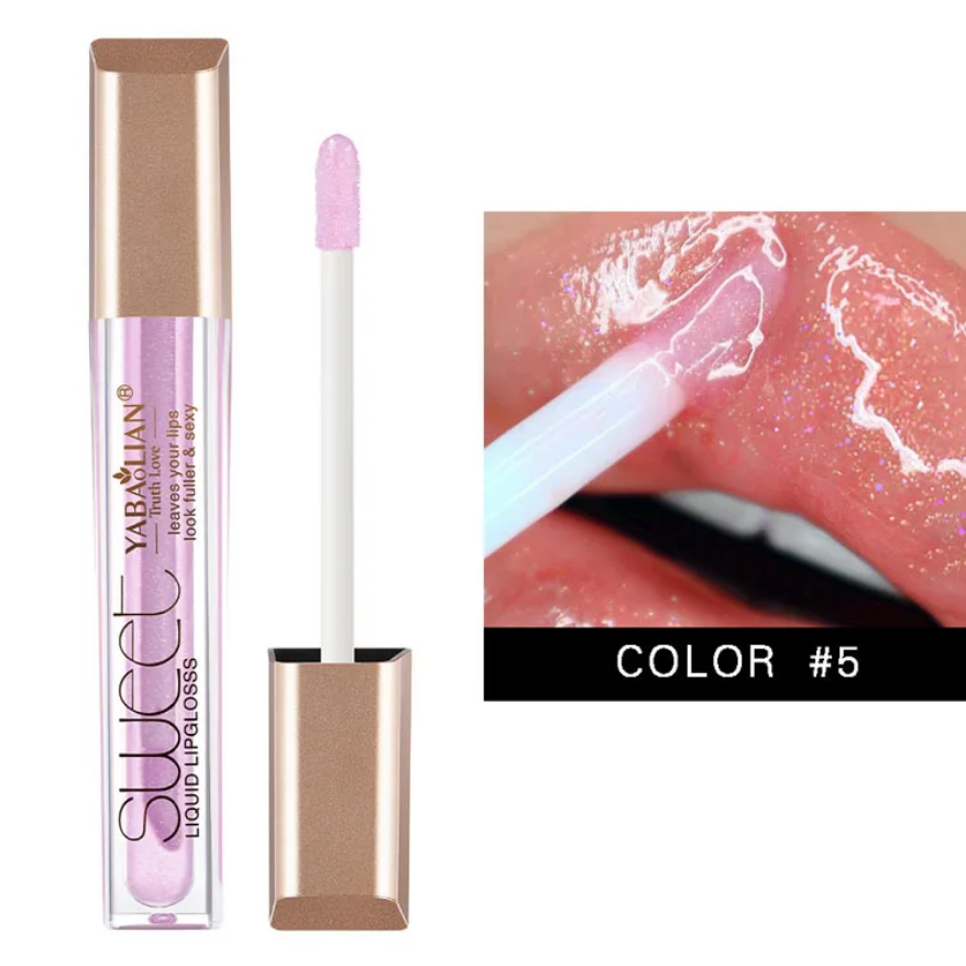 Brillo de labios liquido con efecto espejo