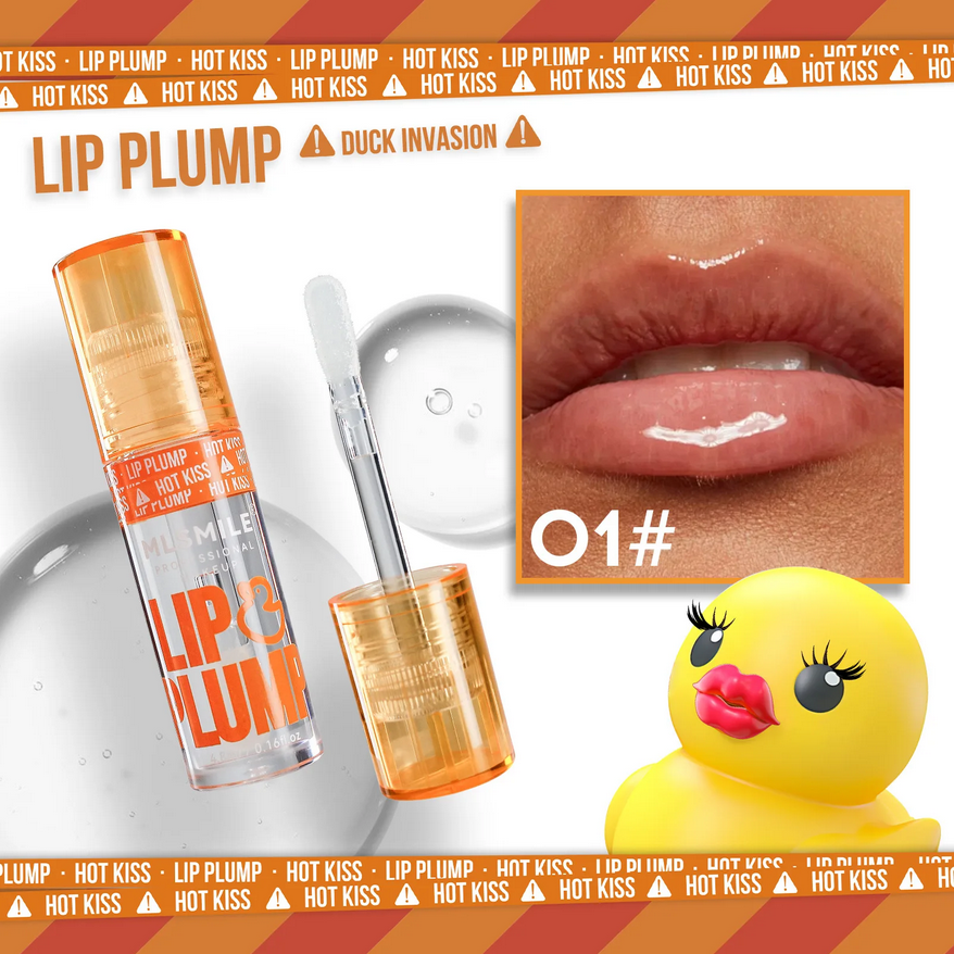 Brillo de labios hidratante Big Mouth de 6 colores, el más vendido, con brillo antiadherente, resistente al agua y con brillo labial.
