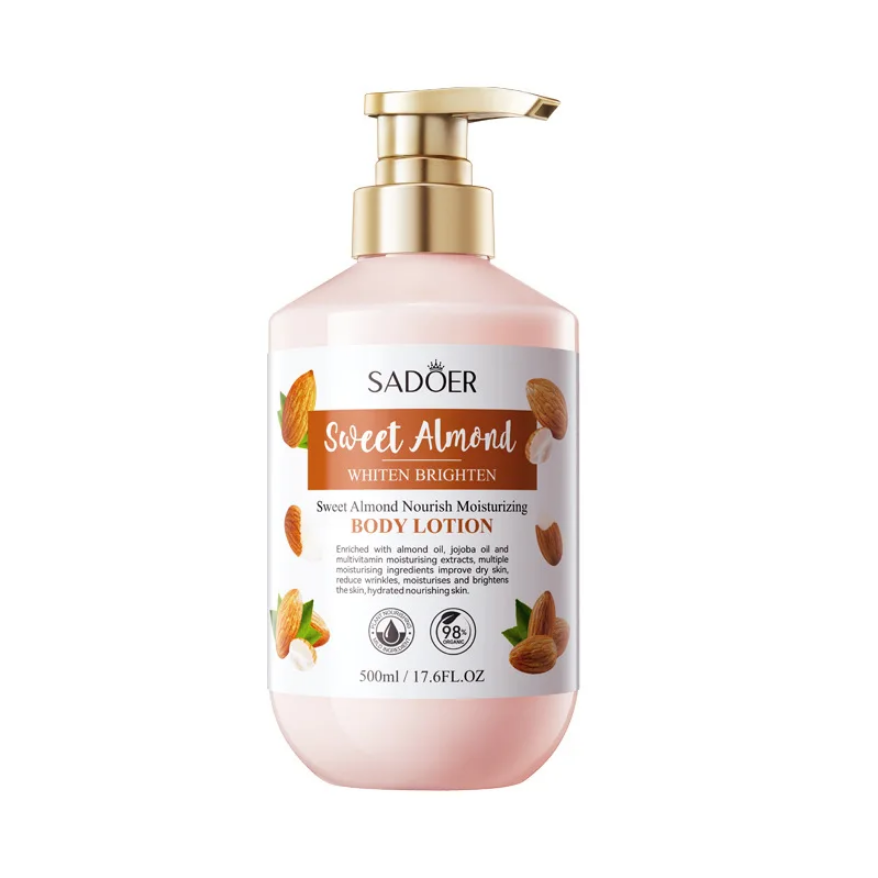 Leche corporal blanqueadora, hidratante, antiedad y aclarante, orgánica y natural, de gran oferta.