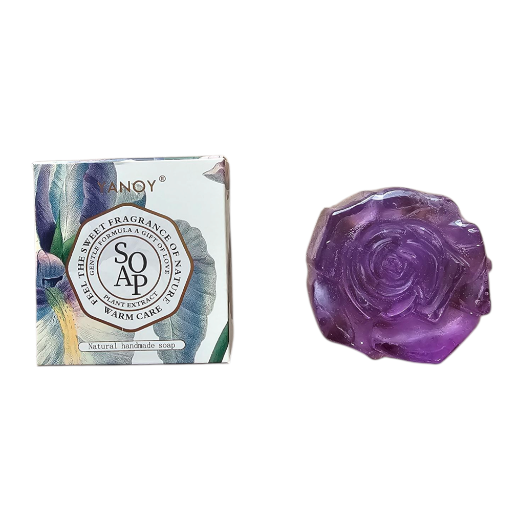 Jabón de limpieza natural, hecho a mano y colorido con extracto de plantas orgánicas, marca privada (#05)