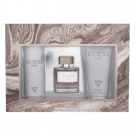 GUESS 1981 SET 3p 3.4oz M EDT SP