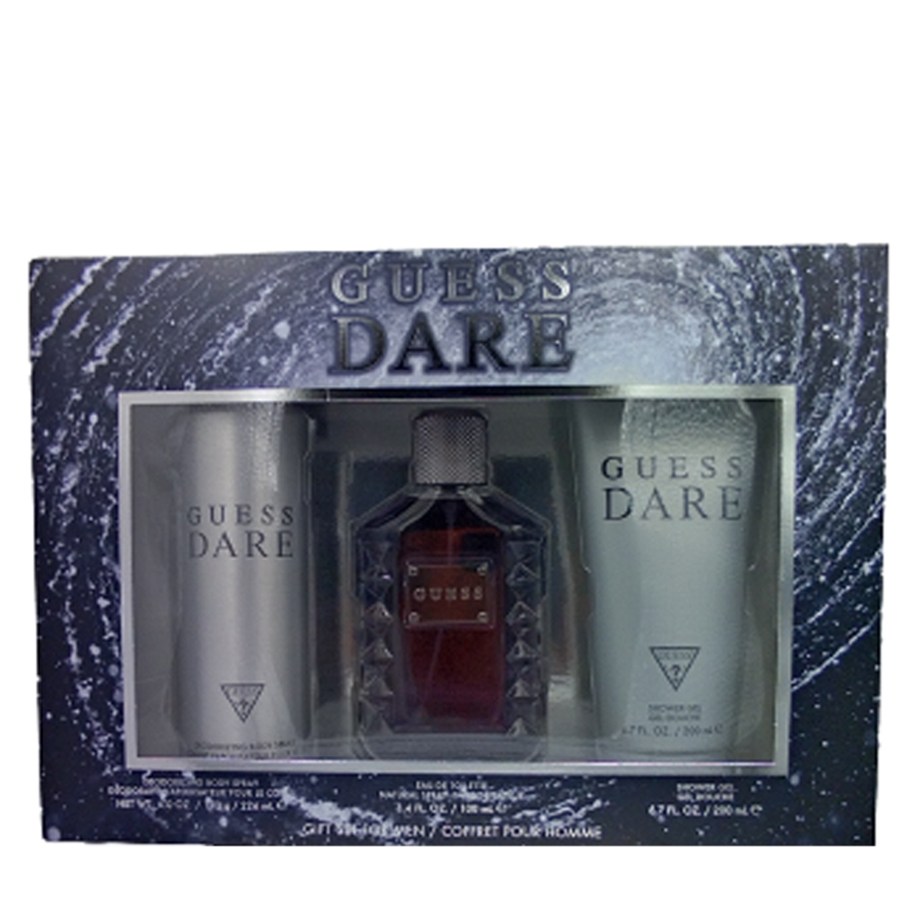 GUESS DARE SET 3p 3.4oz M EDT SP