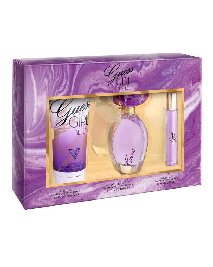 GUESS GIRL BELLE SET 3p 3.4oz W EDT