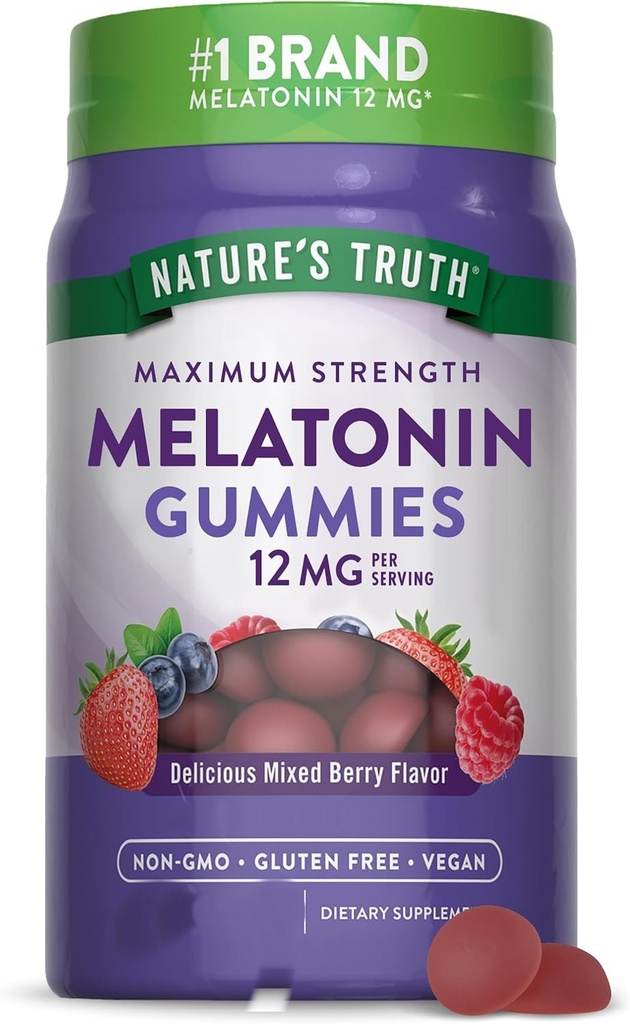 Nature's Bounty gomitas de melatonina para la piel, pelo y unas 80 piezas