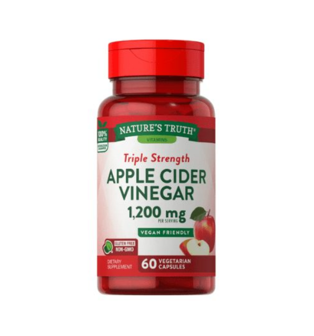 Nature's Truth Apple Cider Vinegar -- 600 mg - 60ct