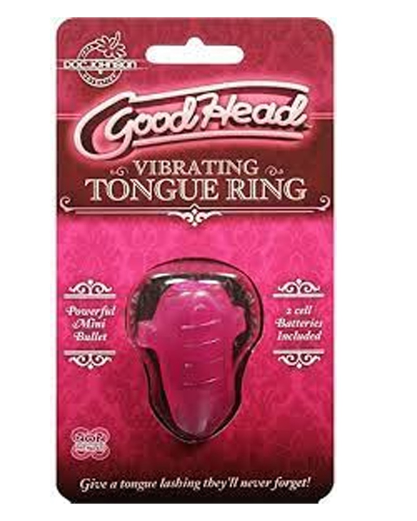 Good Head Vibrating Tongue Ring - Pink