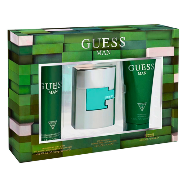 GUESS GREEN SET 3p 3.4oz M EDT S