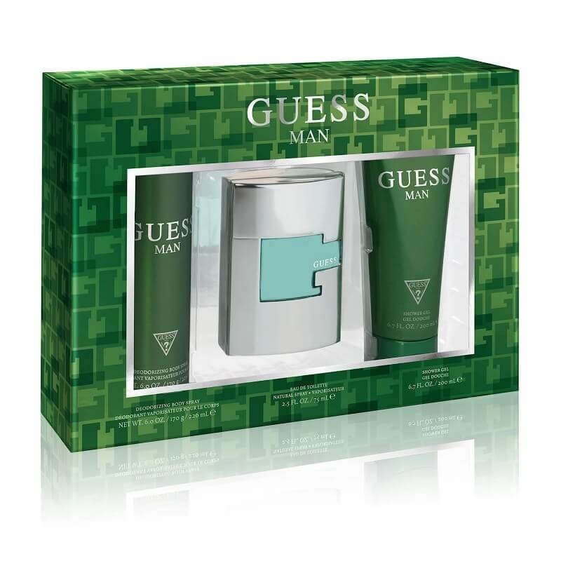 GUESS GREEN SET 3p 3.4oz M EDT S