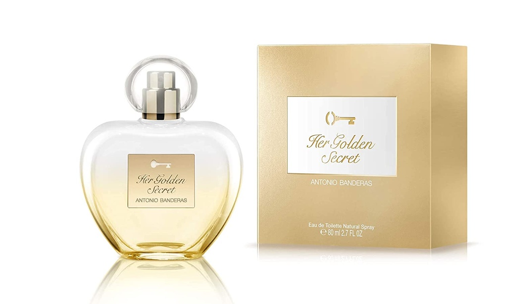 ANTONIO BANDERAS HER SECRET GOLDEN 2.7oz W EDT SP