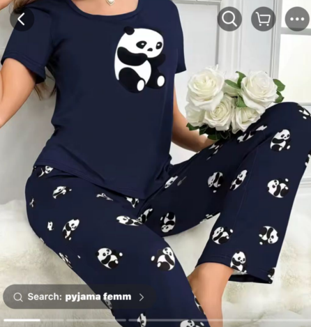 Pijama Pantalon de dibujos animados