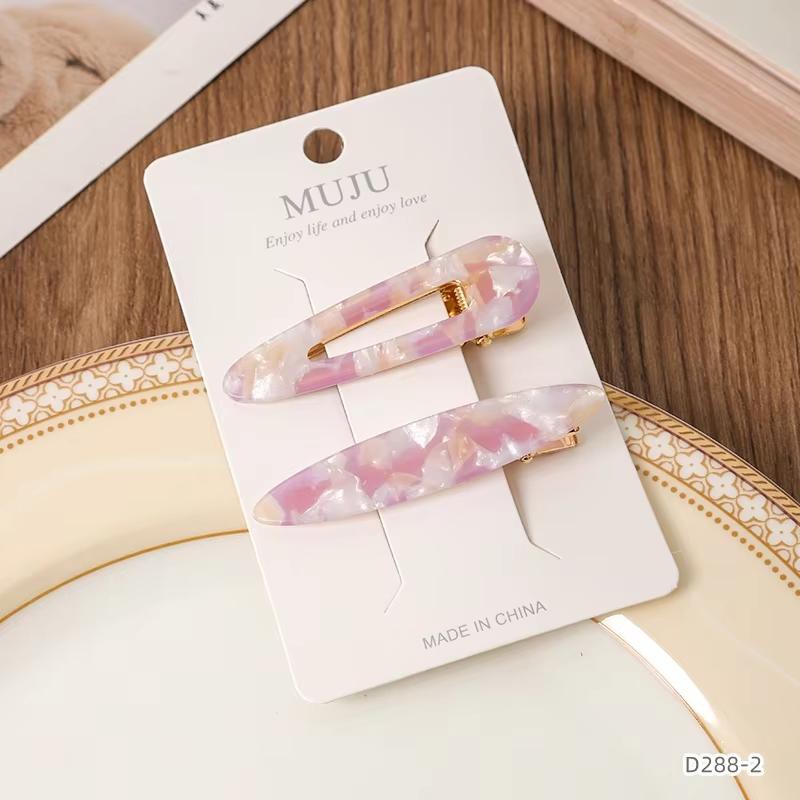 Ganchos Rosados/Transparentes