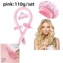 Juego de gorro para dormir con rizador de pelo