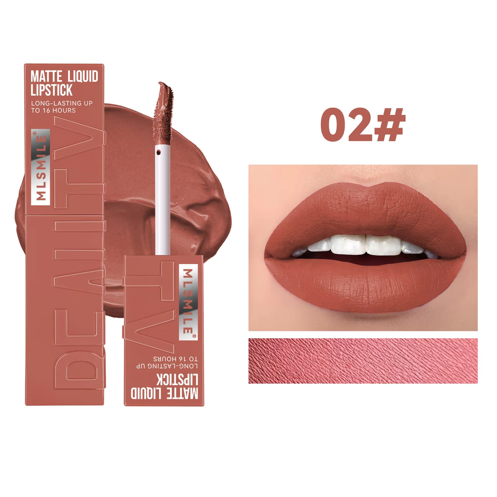 Mini labial vegano de lujo rojo nude (#02 BEAUTY)