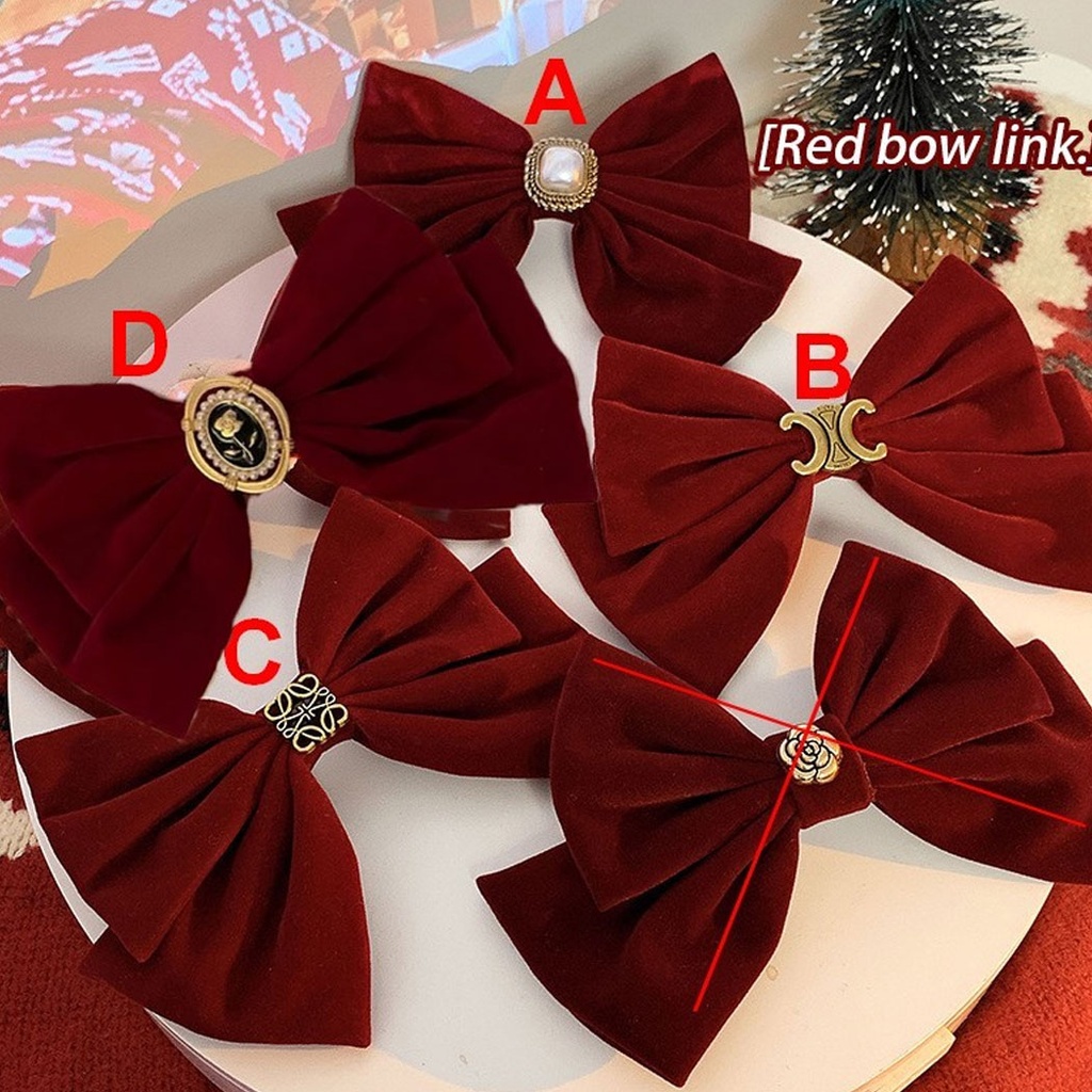 Gancho Terciopelo Roja (Unidad)