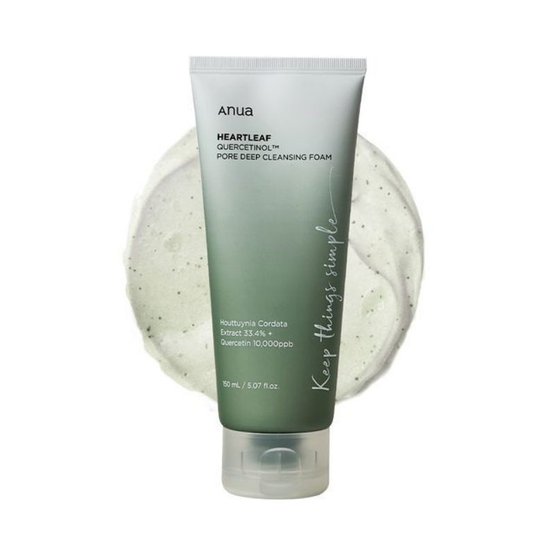 Anua Heartleaf Quercetinol Pore Deep Cleansing Foam  [150ml]
