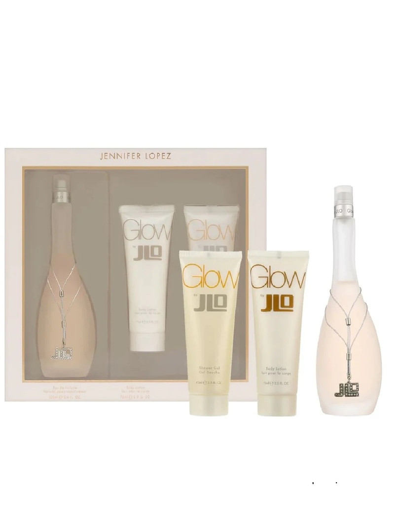 GLOW J.LO SET 3p 3.4oz W EDT SPY