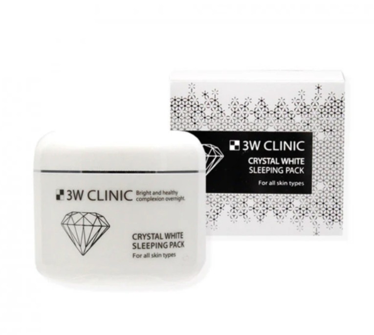 3W CLINIC Crystal White Sleeping Pack 100ml