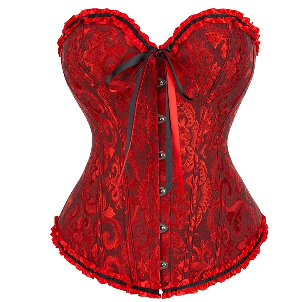 Corset color rojo para halloween